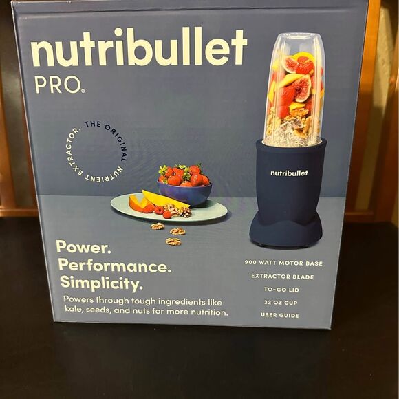 NEW Nutribullet PRO Supercharged Nutrient Extractor Blender (900W)- Indigo - Picture 4 of 10